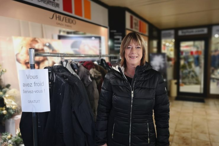 Escher Alzettestraße / Josiane Schoder verschenkt Wärme