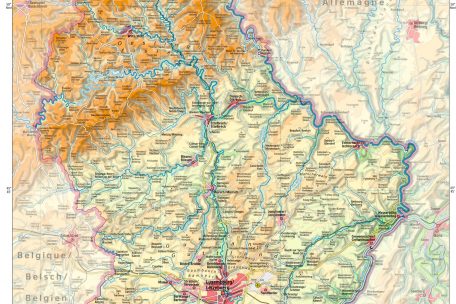Op Lëtzebuergesch / Neue Luxemburg-Karte kommt gut an