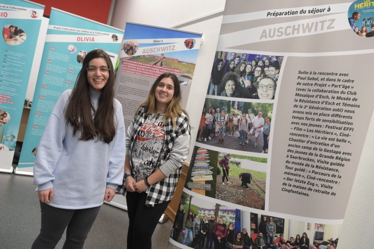 Jugendhaus Esch / Zwei junge Escherinnen berichten über ihre Konfrontation mit dem Zweiten Weltkrieg