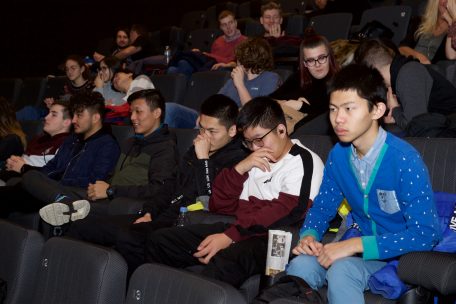 Im Kultopolis Kirchberg wohnten mehr als hundert Sch&uuml;ler der Vorf&uuml;hrung bei. In Belval waren auch mehrere Klassen der Einladung gefolgt.