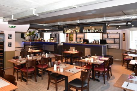 Im Restaurant ist Platz für 48 Gäste