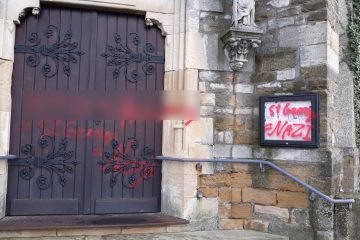 Nazi-Graffiti in der Hauptstadt / Tatverdächtiger konnte von Polizei festgenommen werden