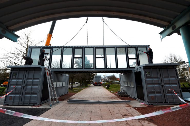 „Centre omnisports Henri Schmitz“ / Bau der Buvette verzögert sich