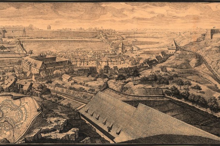 Luxembourg en 1753 / Un panorama de la capitale refait surface