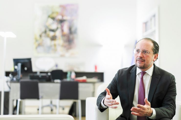 Wien / Österreichs Außenminister im Interview:„In der Politik gibt es kein Vakuum“