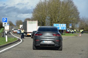 An der Grenze / Deutsche Polizei kontrolliert Verkehr aus Luxemburg – mit Fiebermesser