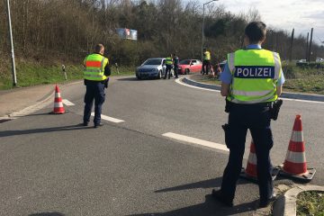Grenzkontrollen / Corona: Unterwegs im Grenzgebiet 