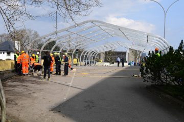 Worst-Case-Szenario / Provisorisches Krankenhaus mit 100 Betten entsteht nahe dem CHL