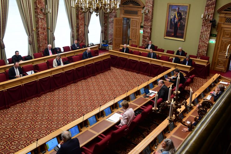 Coronakrise / Luxemburger Parlament zieht vom Krautmarkt in den „Cercle“ an der place d’Armes um