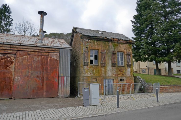 Minett Trail / Wo früher in Tetingen Erz verladen wurde, sollen bald Wanderer verschnaufen