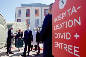 Centre hospitalier du Luxembourg / Paulette Lenert und Xavier Bettel besuchen „Field Hospital“ 