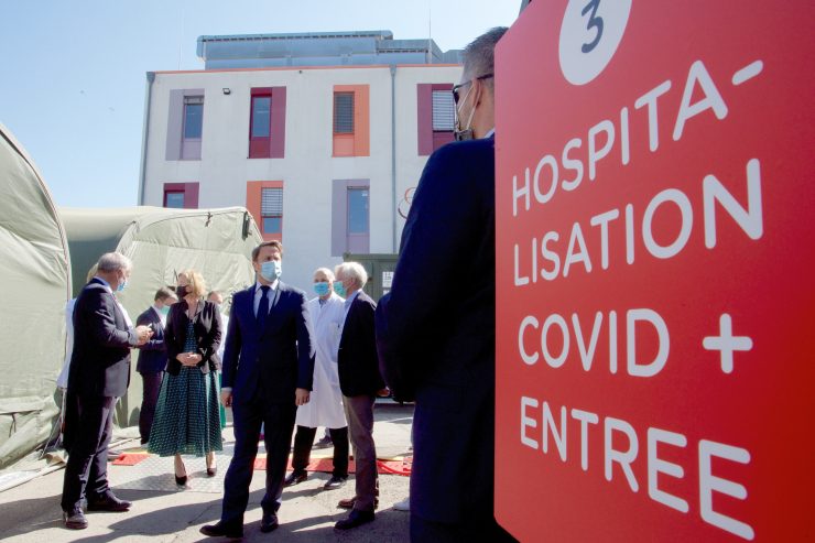 Centre hospitalier du Luxembourg / Paulette Lenert und Xavier Bettel besuchen „Field Hospital“ 