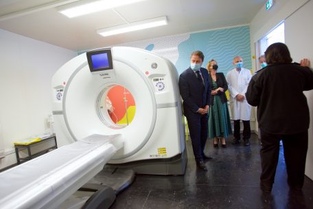 Der Scanner in Strassen hilft bei der schnellen Diagnose des Coronavirus