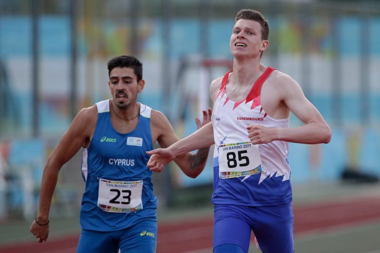 Leichtathletik / In Philippe Hilgers Leben dreht sich viel um das Thema Sport