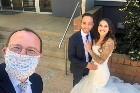 Bürgermeister Georges Engel hat die Hochzeitszeremonie durchgeführt