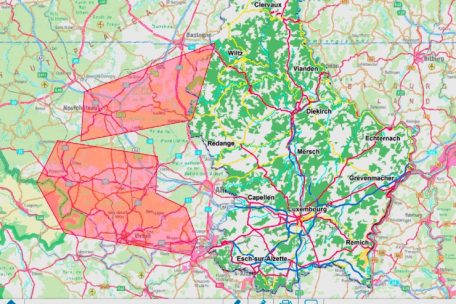 Zwei der Gesteinsschichten für ein mögliches Atommüllendlager reichen bis nach Luxemburg hinein
