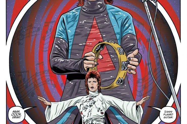 Comic / Eine poppig-bunte Biografie feiert David Bowie als Glamrock-Pionier