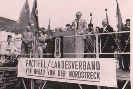 Der damalige Präsident des Landesverbandes, Jeannot Schneider