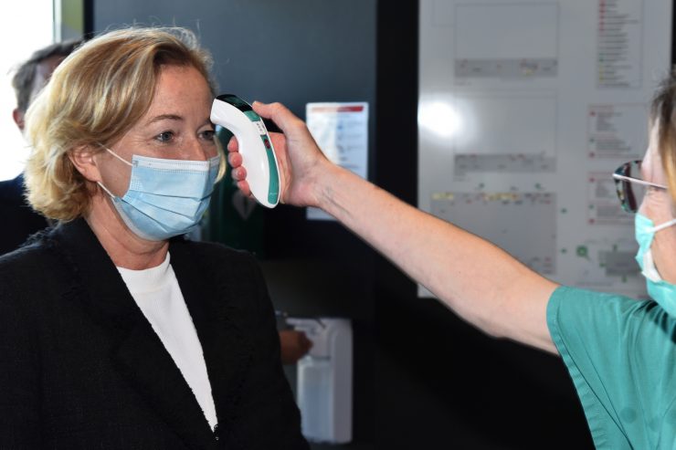 Paulette Lenert / „Pandemie-Krankenhaus ja, aber nicht bis September“