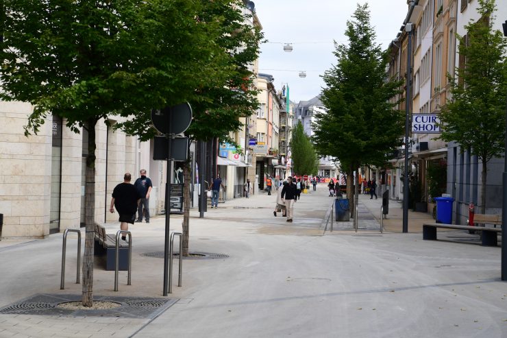 Bauarbeiten für Shared Space / Ein weiterer Schritt zum neuen Düdelinger Stadtkern ist gemacht