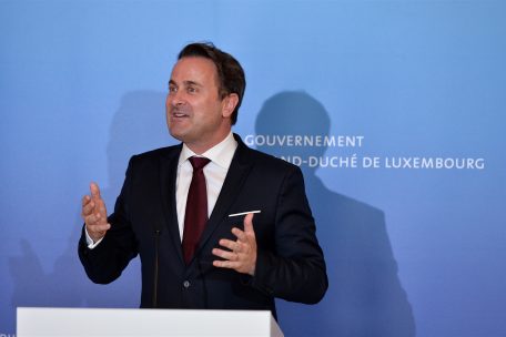 Staatsminister Xavier Bettel nach seiner ersten Tripartite&nbsp;