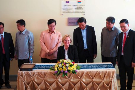 &nbsp;Paulette Lenert als Kooperationsministerin in Laos.