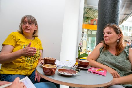 ALAS-Präsidentin Danielle Koob und ALAS-Generalsekretärin Diane Seyler-Servais arbeiten beide in luxemburgischen Altenheimen