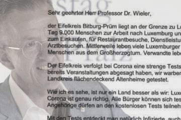 Risikogebiet Luxemburg / „Antwort wie von Radio Eriwan“: Landrat von Bitburg-Prüm beschwert sich beim RKI