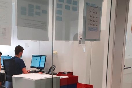 Das Contact-Tracing-Team im Einsatz