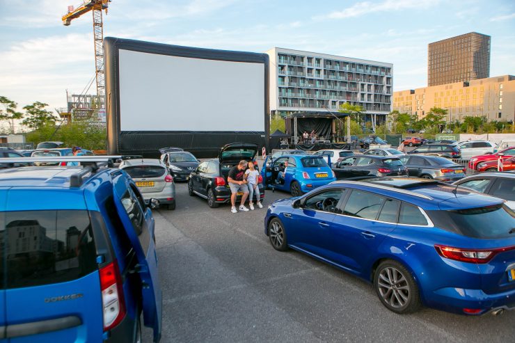 OpenAir-Autokino / 1.000 Besucher genossen Filme und Livemusik