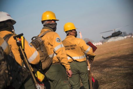 Argentinien / Klein-Amazonien steht in Flammen