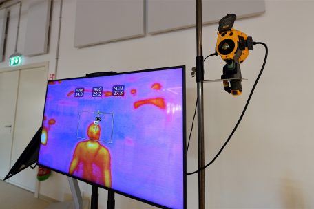 K&ouml;rpertemperatur einmal anders gemessen