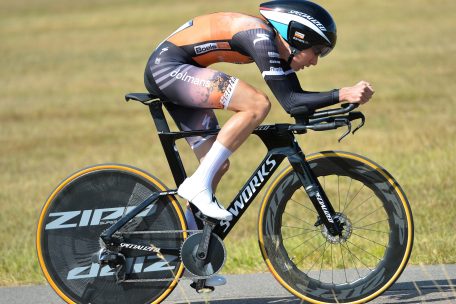 Christine Majerus verteidigte erfolgreich ihren Landesmeistertitel im Zeitfahren