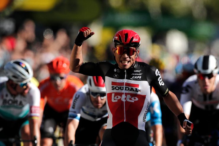 Tour de France / 3. Etappe: Caleb Ewan siegt – Alaphilippe behält das Gelbe Trikot
