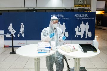 Coronavirus / Testzentrum für Reiserückkehrer in Saarbrücken geöffnet