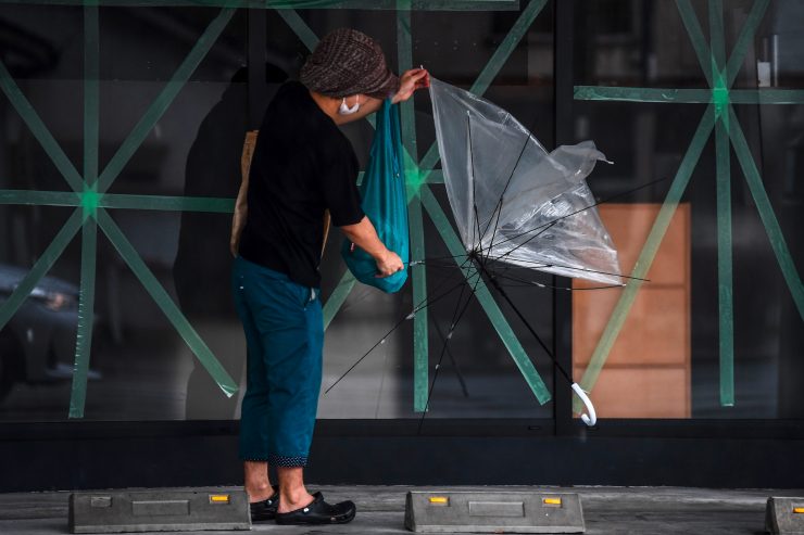 Unwetter / Taifun „Haishen“ trifft auf Süden Japans