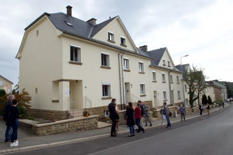 Elf der 16 ehemaligen Zollwohnungen wurden in Unterk&uuml;nfte f&uuml;r Asylsuchende umgewandelt