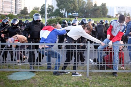 Die Proteste zu Lukaschenkos „geheimer“ Amtseinführung wurden brutal niedergeschlagen
