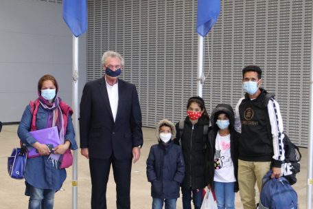 Nach verheerendem Brand / Erste Familie aus griechischem Flüchtlingslager Moria in Luxemburg angekommen