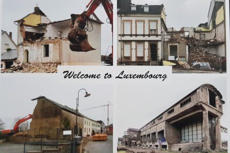 &bdquo;Embauen, net ofrappen&ldquo;: Protestpostkarte&nbsp;