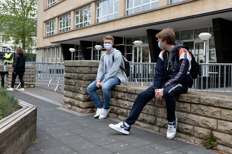 Lycée de garçons / Mehrere positive Fälle in LGL und LGE