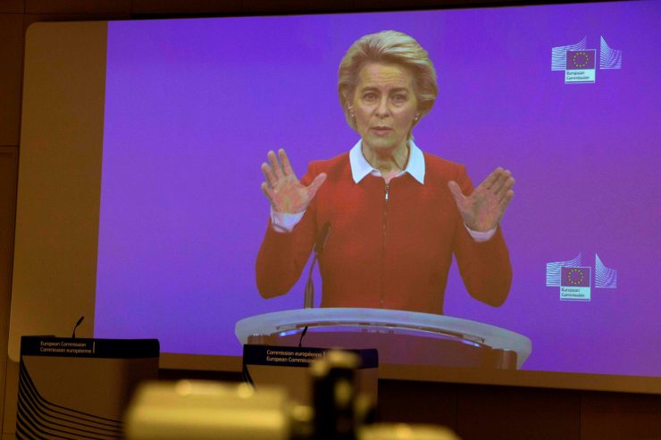 EU / Von der Leyen: Corona-Impfstoff im besten Fall ab April