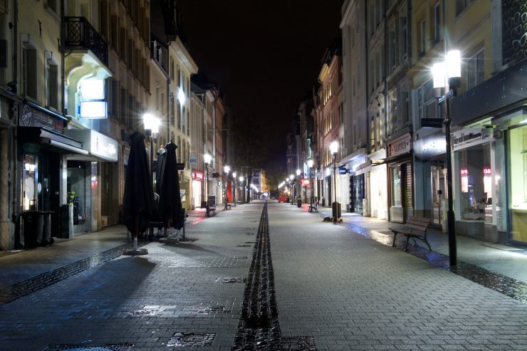 Corona / Erste Nacht mit Ausgangssperre: Gespenstische Stille legt sich über Luxemburg