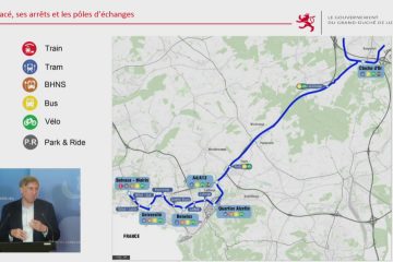 „Schnelle Tram“ / Bus statt Bahn, Poller und P&R Monkeler: Pendlerverkehr soll raus aus Esch