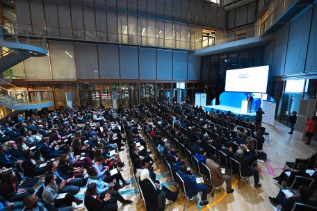 So sah es in den Vorjahren bei der Verleihung des &bdquo;European Microfinance Award&ldquo; in den R&auml;umlichkeiten der Europ&auml;ischen Investitionsbank (EIB) auf Kirchberg aus (Bild von 2016)