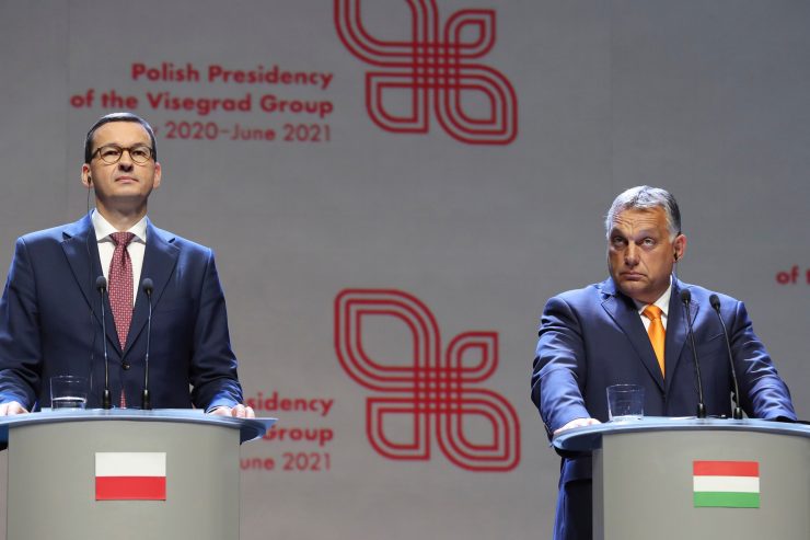 Rechtsstaatlichkeit / Absurde Behauptungen aus Warschau und Budapest gegen grundlegende Regeln