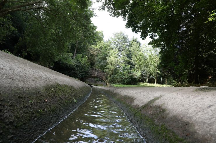 Wasseramt  / Baustelle sorgt für andauernde Verschmutzung der Petruss