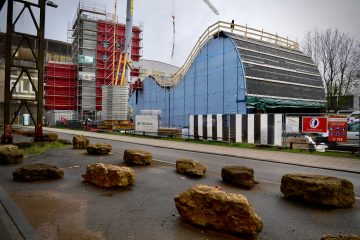 Esch-Belval / Ein Pavillon zieht um: Das Skip-Gebäude nimmt wieder Form an