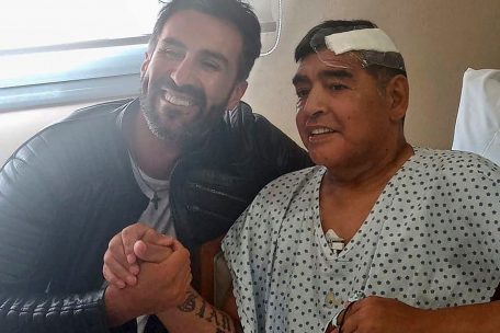 Erst k&uuml;rzlich musste sich Maradona einer Operation wegen einer Hirnblutung unterziehen