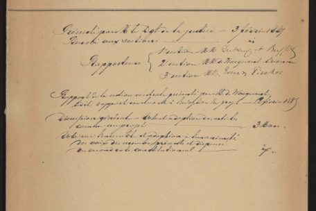 Parlamentsgeschichte online / Kammer mit offenen Schränken